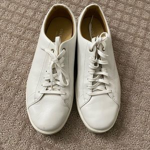 Cole Haan Men’s White Leather Sneaker Size 8.  New